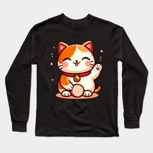 Maneki-Neko - Lucky Cat Long Sleeve T-Shirt